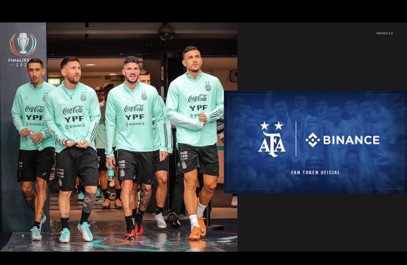 Argentina national team AFA fan token partnership activated by N3ON Sports
